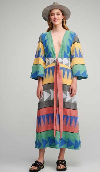 PEARL & CAVIAR OF GREECE - SAMPLE S/M - S23P6125 ZAKAR KIMONO