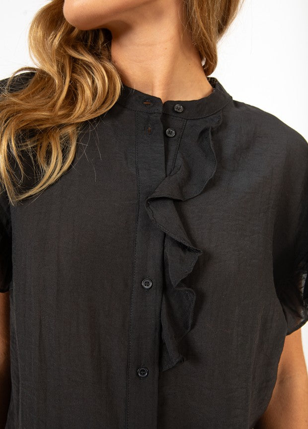 COSTER COPENHAGEN - CCH1178 - CC Heart HAZEL FRILL SHIRT BLOUSE