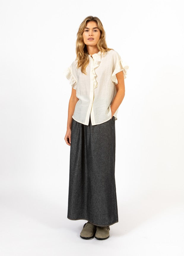 COSTER COPENHAGEN - CCH1178 - CC Heart HAZEL FRILL SHIRT BLOUSE