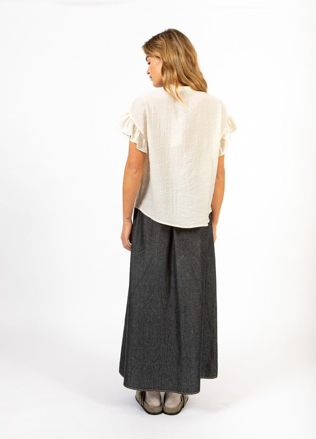 COSTER COPENHAGEN - CCH1178 - CC Heart HAZEL FRILL SHIRT BLOUSE