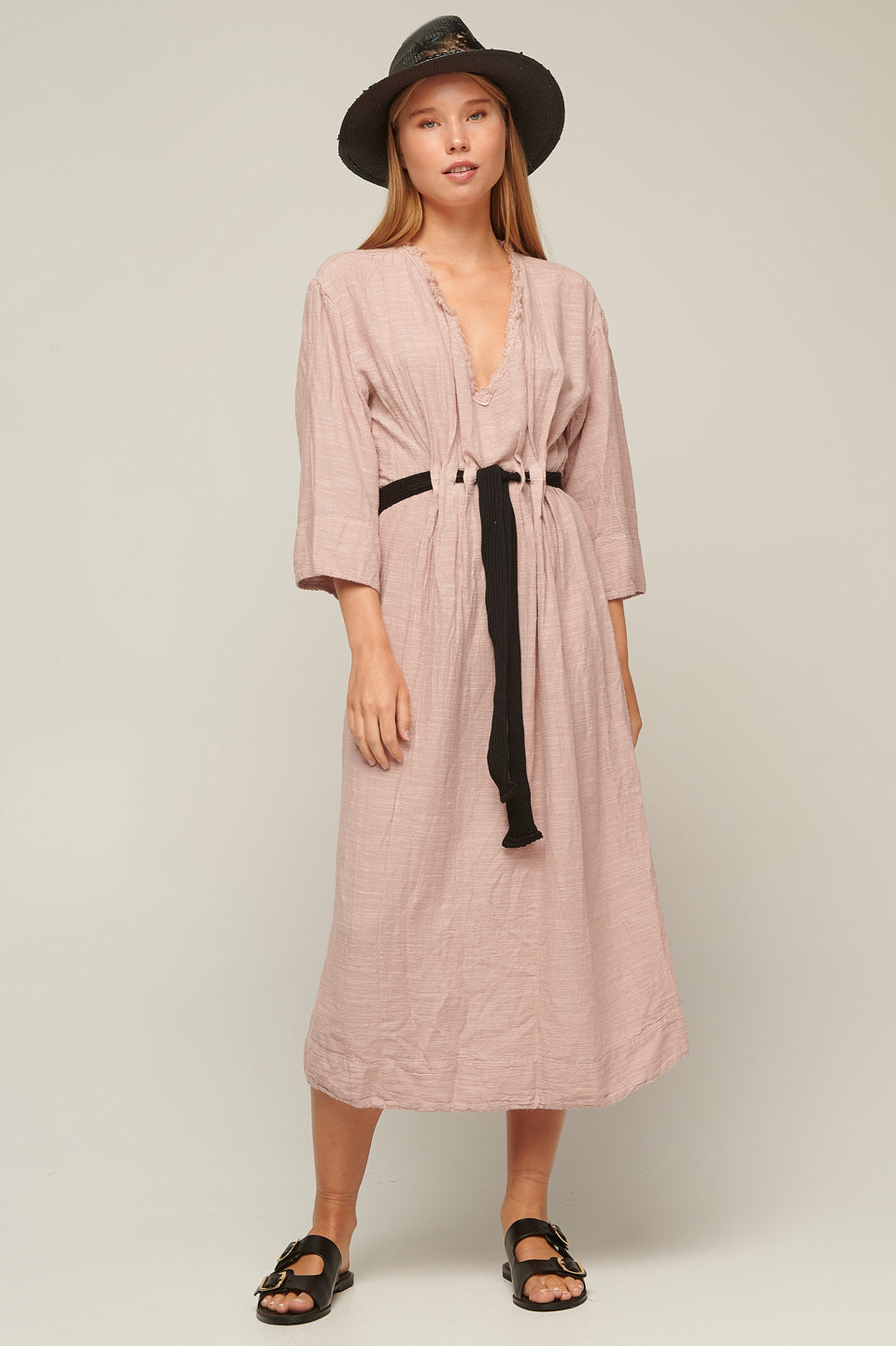 PEARL & CAVIAR OF GREECE - SAMPLE S/M - S22P1075 LINEN COTTON VISCOSE