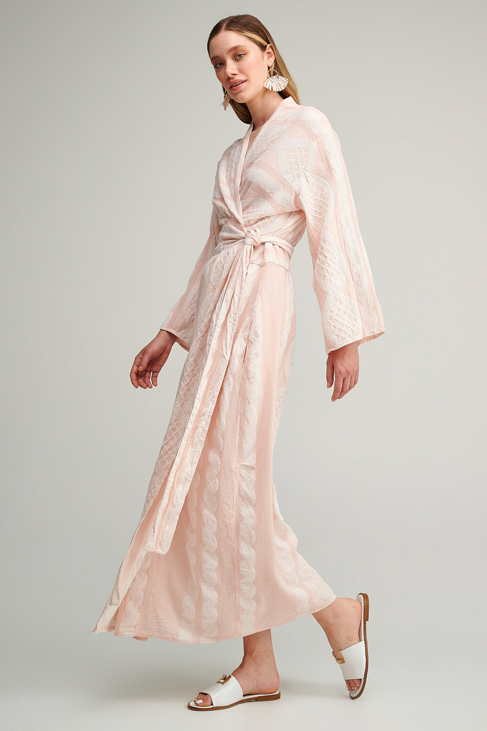 PEARL & CAVIAR OF GREECE - SAMPLE S/M - S23P6019 - COTTON BLEND EMBROIDERED