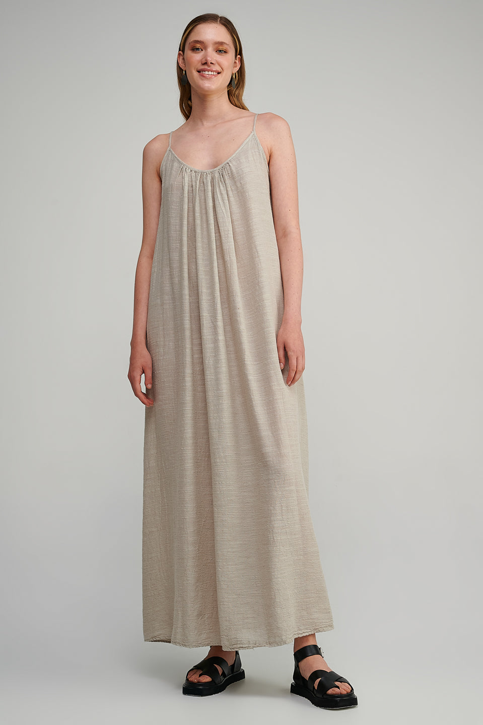 PEARL & CAVIAR OF GREECE - SAMPLE S/M - S23P6031 COTTON LINEN TENCEL