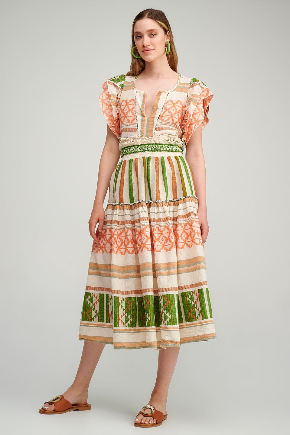PEARL & CAVIAR SAMPLE S/M - S23P6081 ZAKAR MAXI SKIRT
