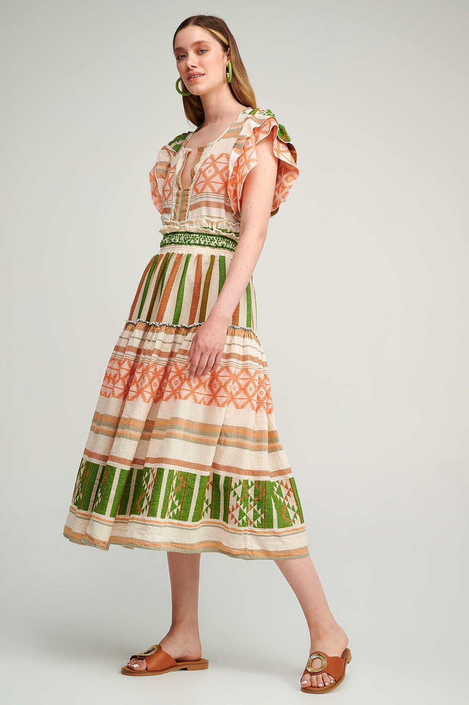 PEARL & CAVIAR SAMPLE S/M - S23P6081 ZAKAR MAXI SKIRT
