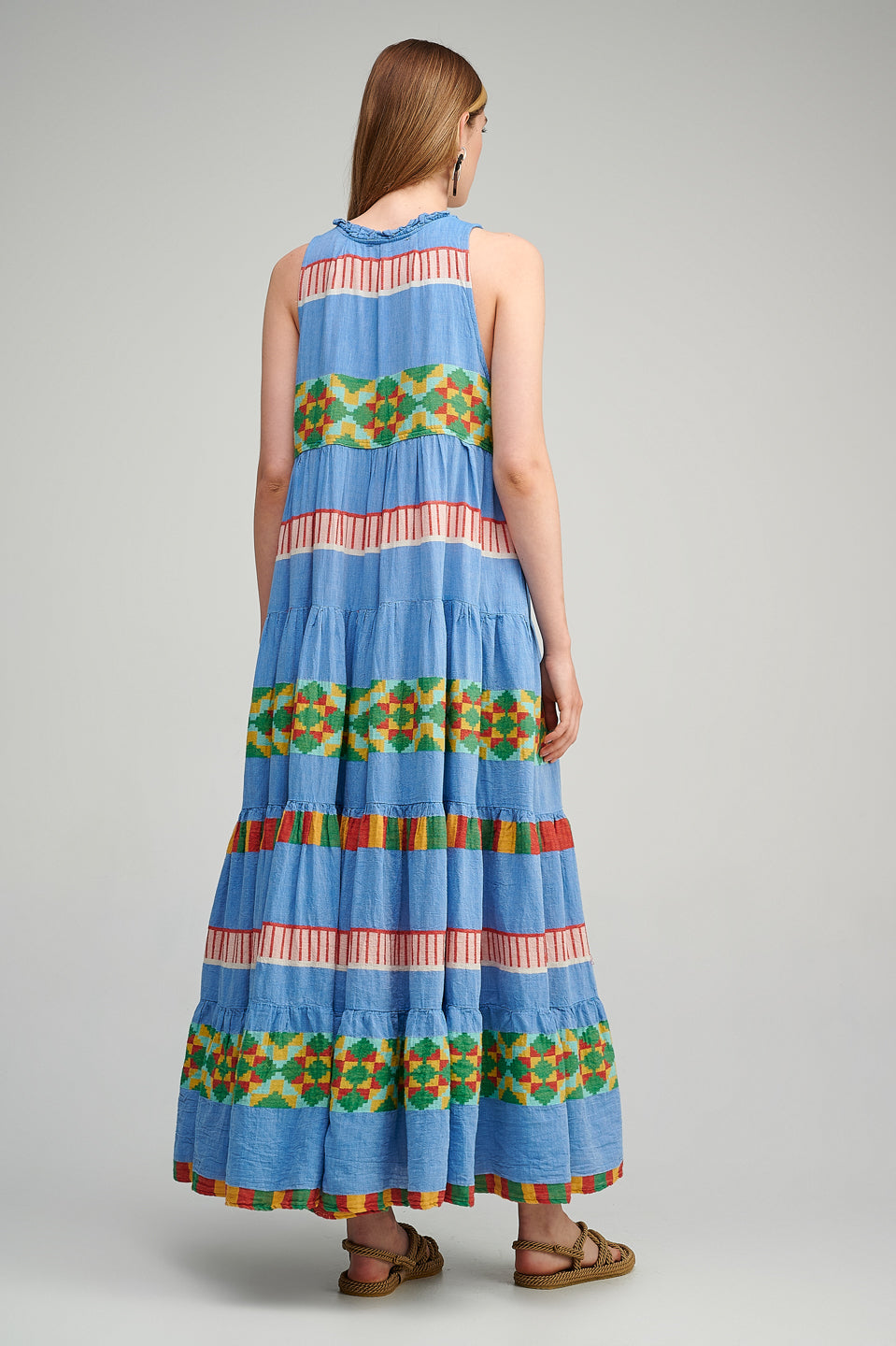 PEARL & CAVIAR OF GREECE - SAMPLE S/M - S23P6127 100% COTTON EMBROIDERED