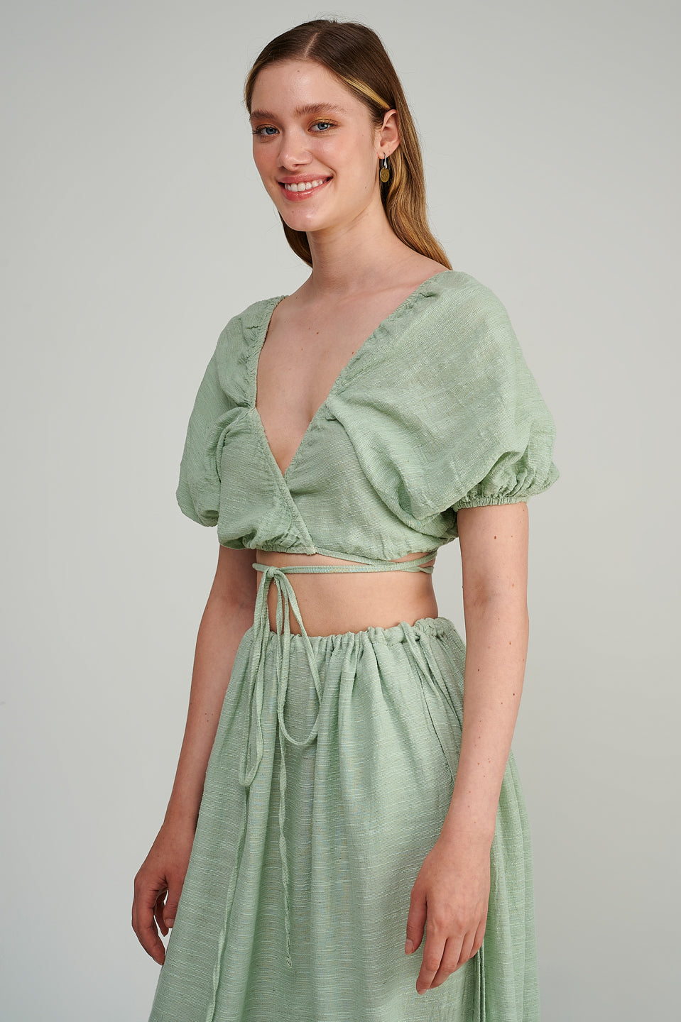 PEARL & CAVIAR OF GREECE - SAMPLE S/M - S23P6165 - LINEN COTTON TENCEL