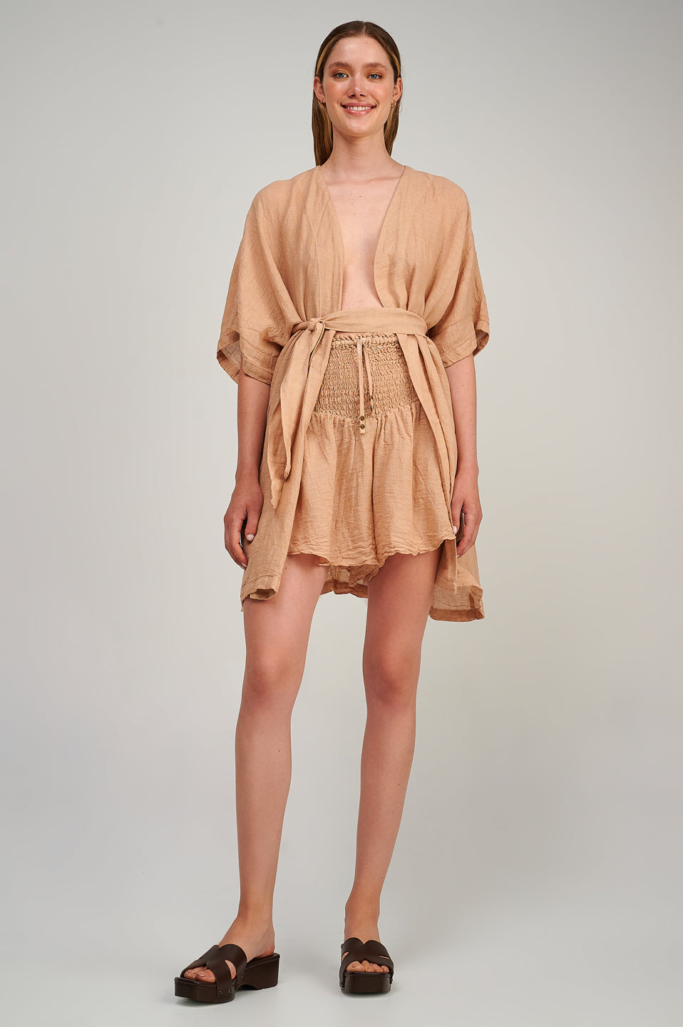 PEARL & CAVIAR OF GREECE - SAMPLE S/M - S23P6224 100% COTTON SHORTS