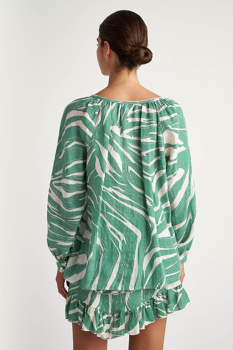 PEARL & CAVIAR OF GREECE - SAMPLE S/M - S24P5015 - 100% RAMIE - BLOUSE