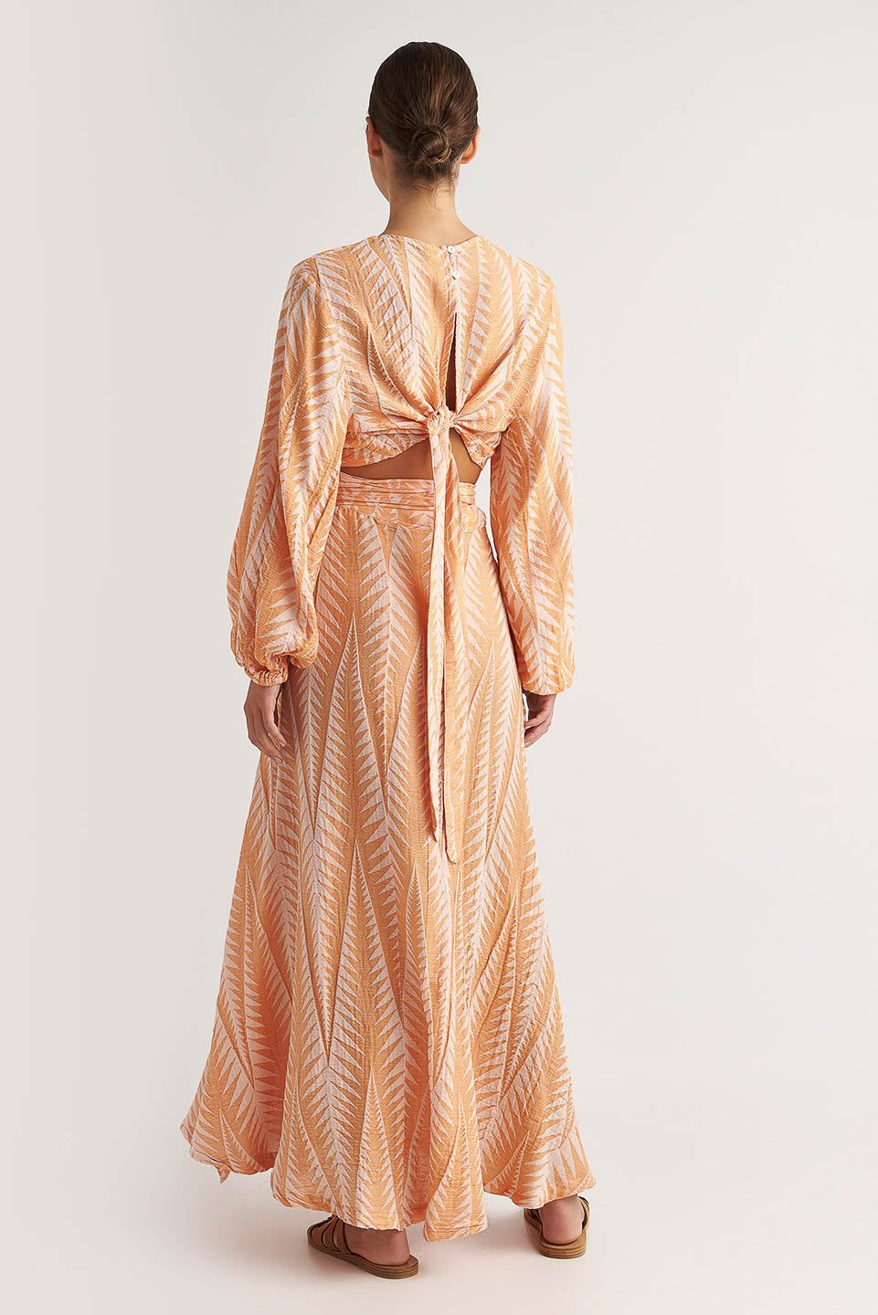 PEARL & CAVIAR OF GREECE - SAMPLE S/M - S24P5058 - SILK/COTTON/VISCOSE - SKIRT ONLY