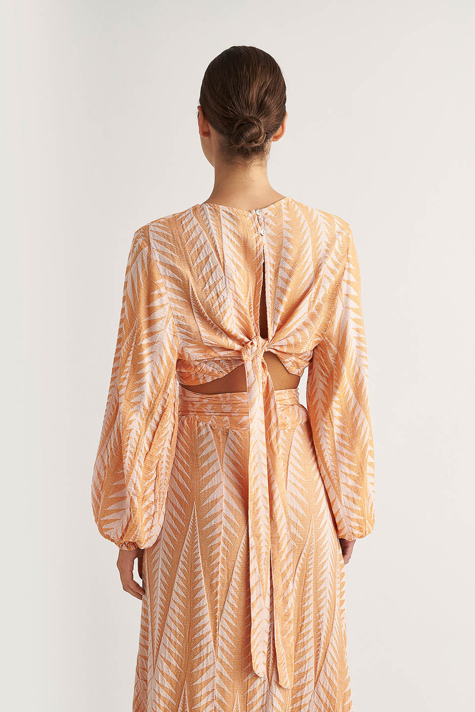 PEARL & CAVIAR OF GREECE - SAMPLE S/M - S24P5070 - SILK/COTTON/VISCOSE - TOP ONLY