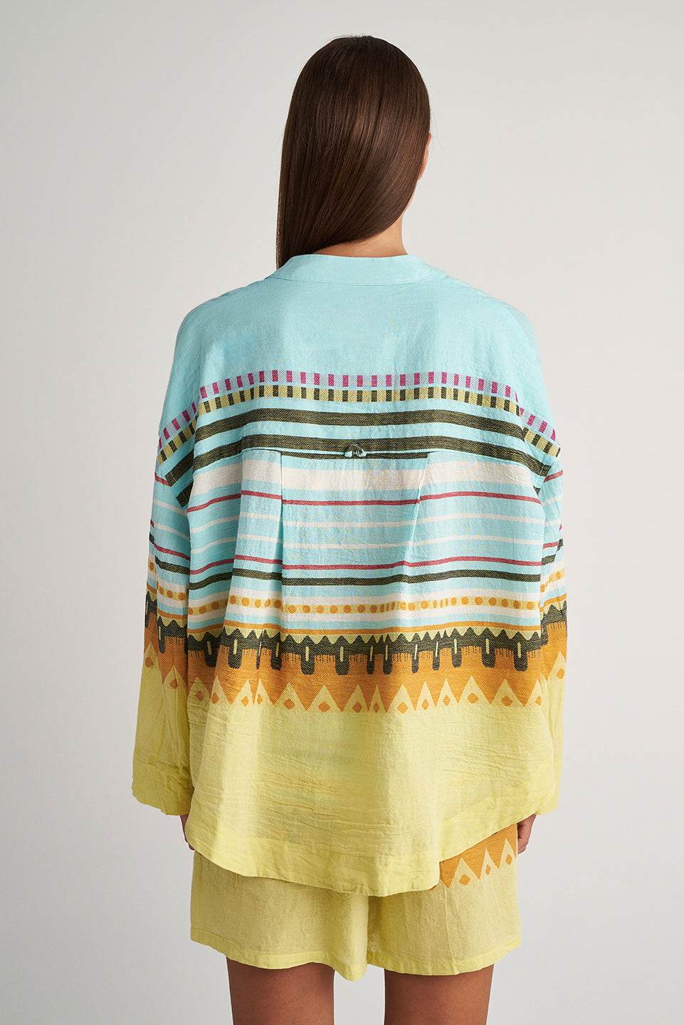 PEARL & CAVIAR OF GREECE - SAMPLE S/M -S24P5072 - 100% COTTON - SHIRT ONLY