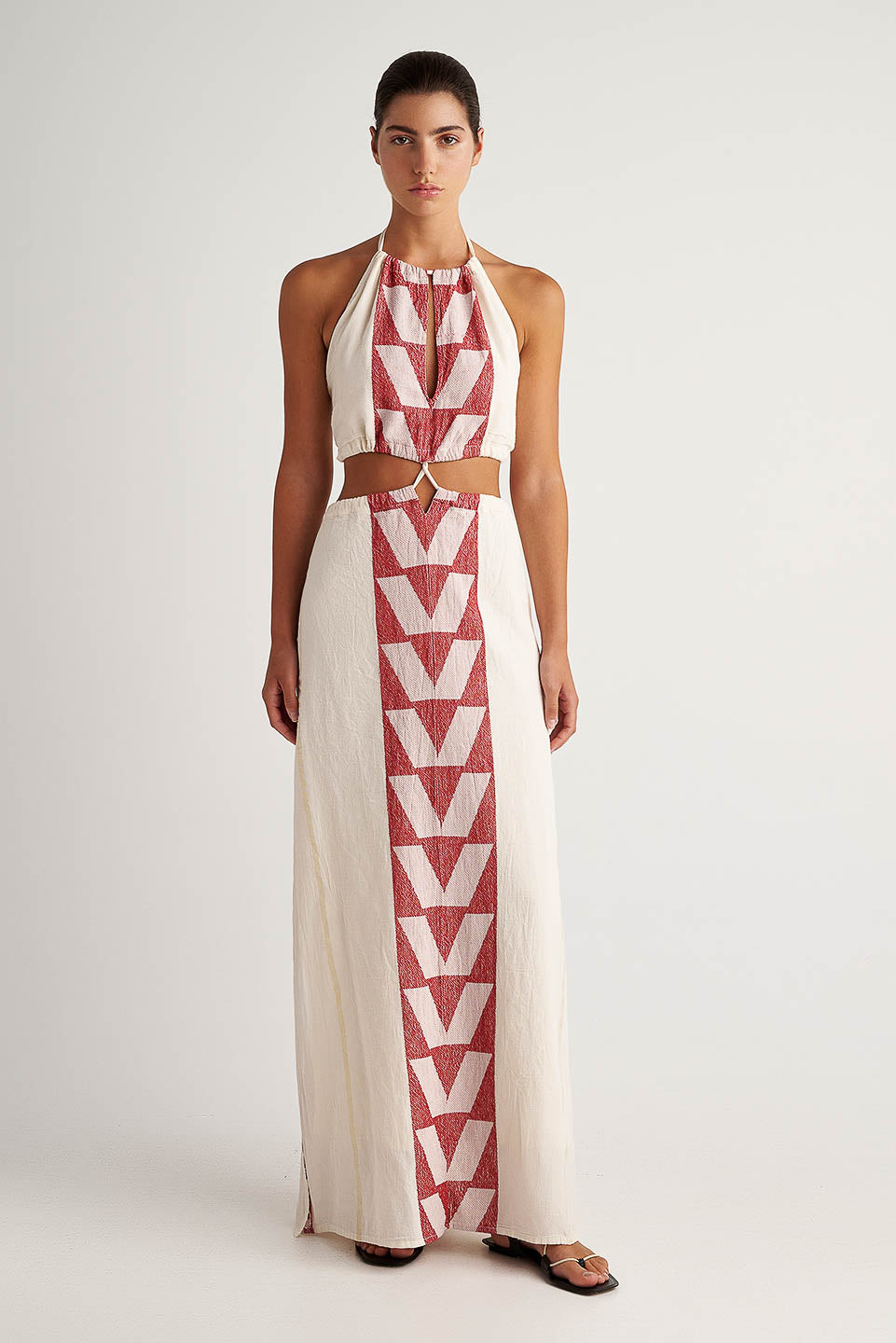 PEARL & CAVIAR OF GREECE - SAMPLE S/M -S24P5107- COTTON/LUREX