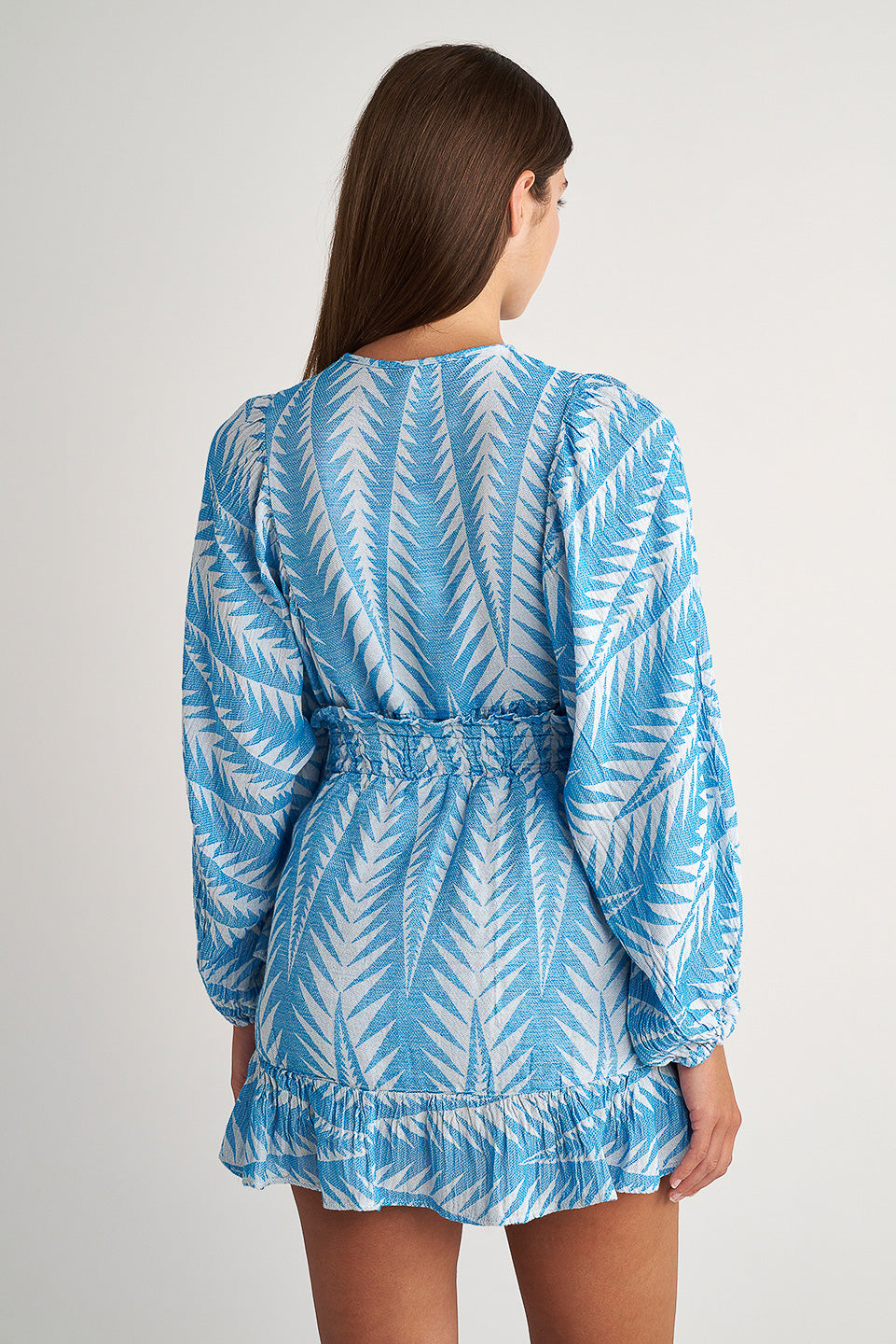 PEARL & CAVIAR OF GREECE - SAMPLE S/M - S24P5108 - SILK/COTTON/VISCOSE - MINI SKIRT ONLY