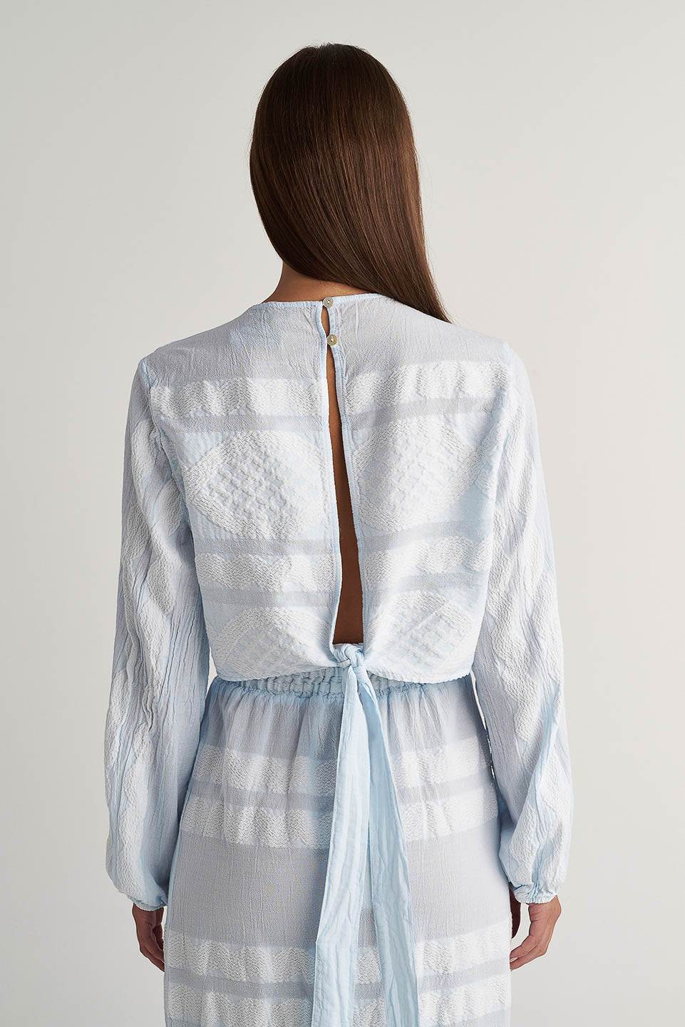 PEARL & CAVIAR OF GREECE - SAMPLE S/M - S24P5128 - COTTON BLEND - TOP ONLY