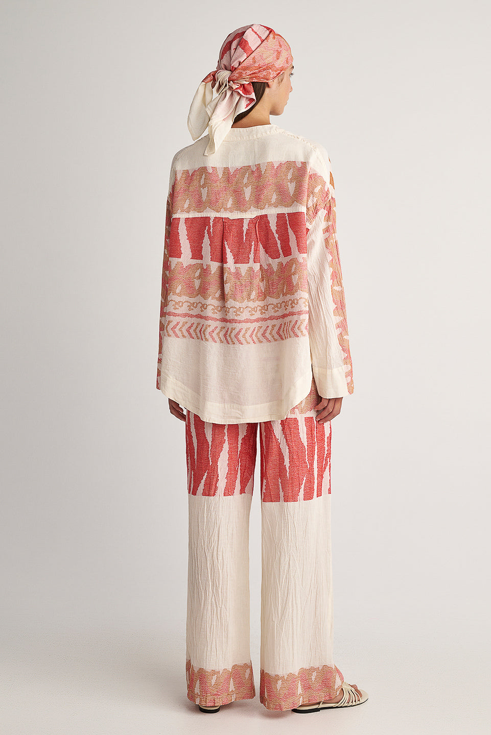 PEARL & CAVIAR OF GREECE - SAMPLE S/M -S24P5175- 100% COTTON - PANT