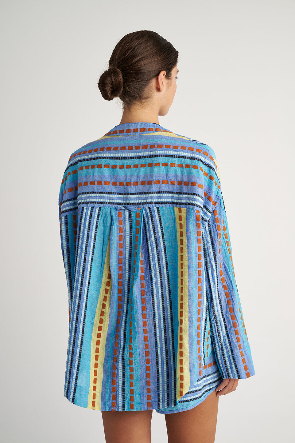 PEARL & CAVIAR OF GREECE - SAMPLE S/M -S24P5219 - 100% COTTON - SHIRT