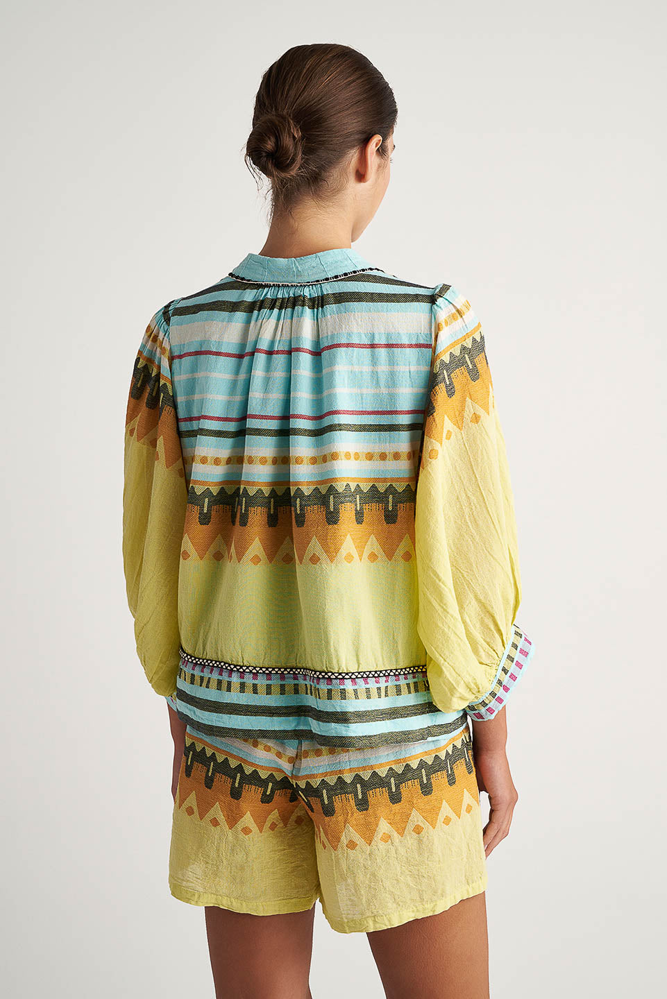 PEARL & CAVIAR OF GREECE - SAMPLE S/M -S24P5232 - 100% COTTON - SHRUG ONLY