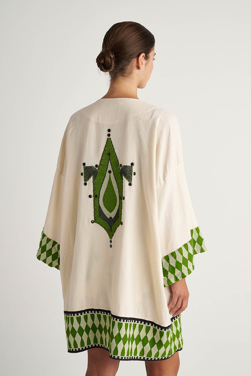 PEARL & CAVIAR OF GREECE - SAMPLE S/M - S24P5237 - 100% COTTON - KIMONO