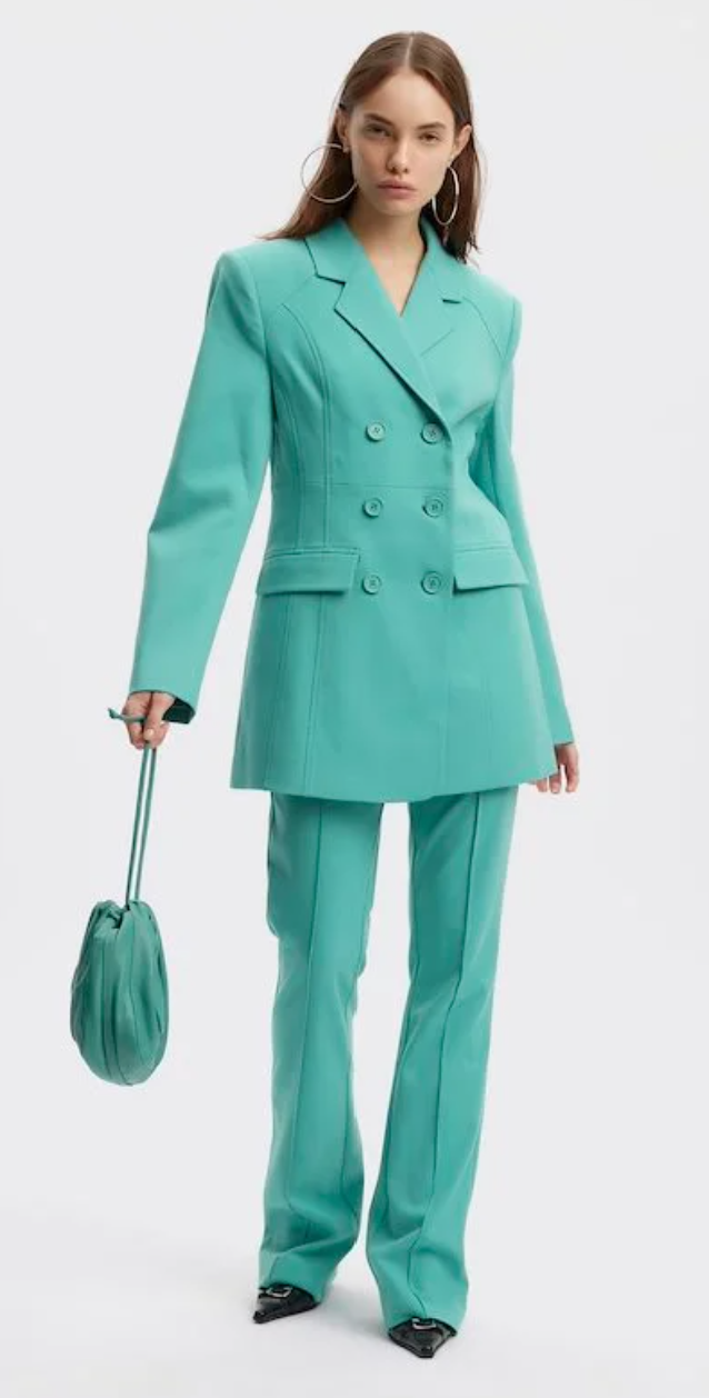 GESTUZ - CAISAGZ HW PANTS TEAL