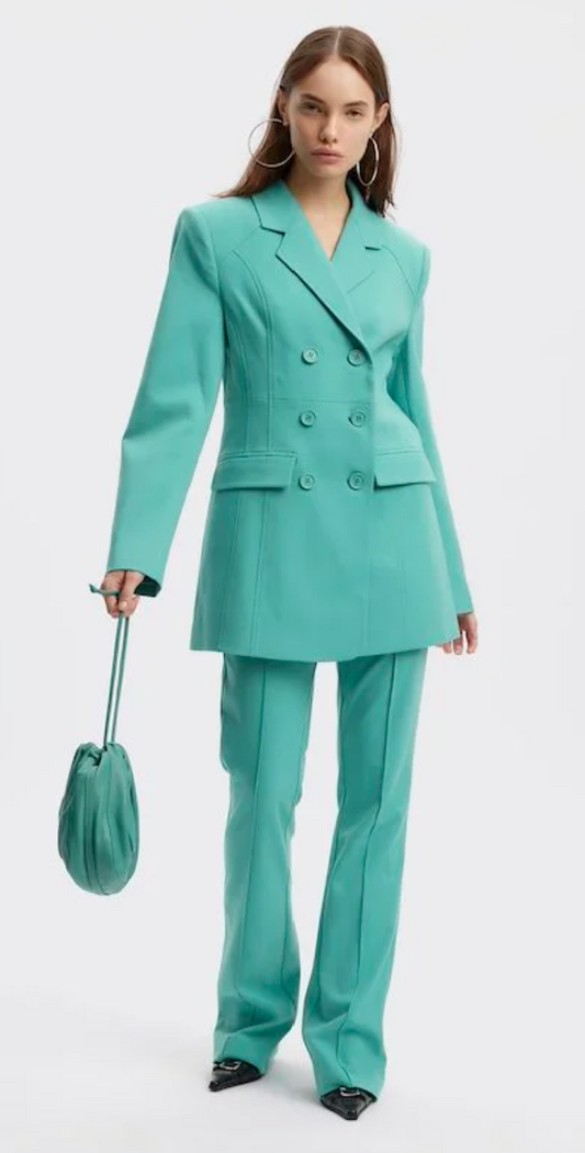 GESTUZ - CAISAGZ HW PANTS TEAL