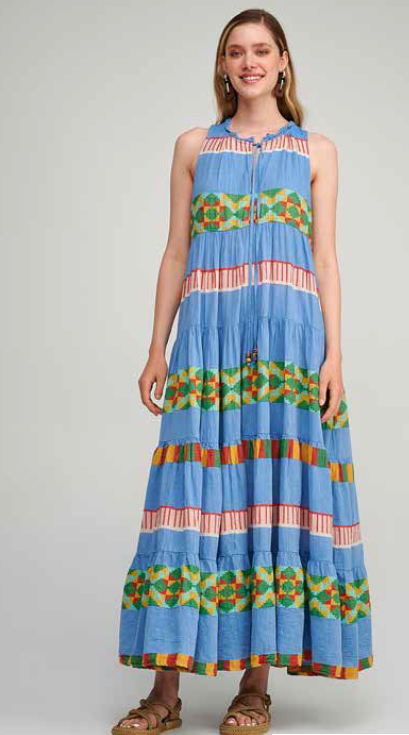 PEARL & CAVIAR SAMPLE S/M - S23P6127 MAXI DRESS
