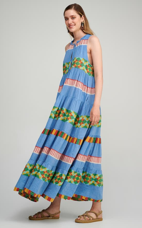 PEARL & CAVIAR SAMPLE S/M - S23P6127 MAXI DRESS