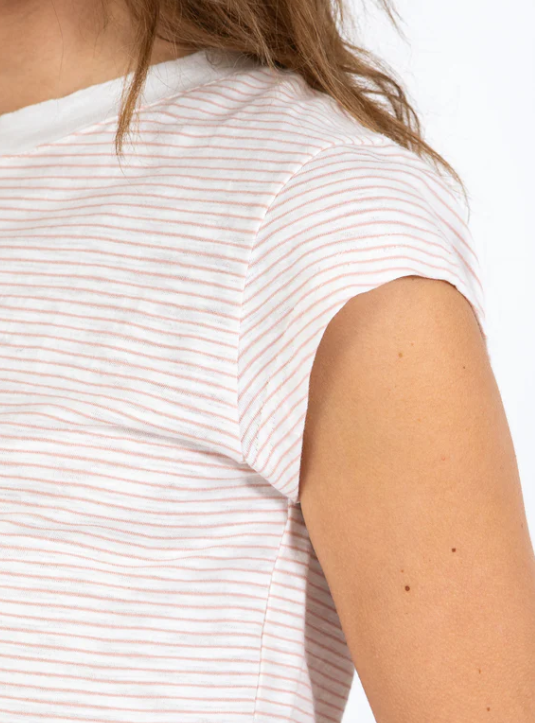COSTER COPENHAGEN - CCH1180 ELLEN STRIPED SHORT SLEEVE TEE