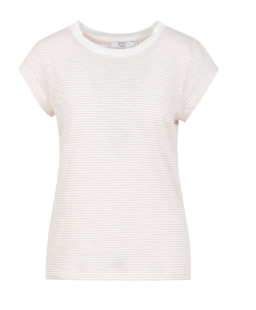COSTER COPENHAGEN - CCH1180 ELLEN STRIPED SHORT SLEEVE TEE