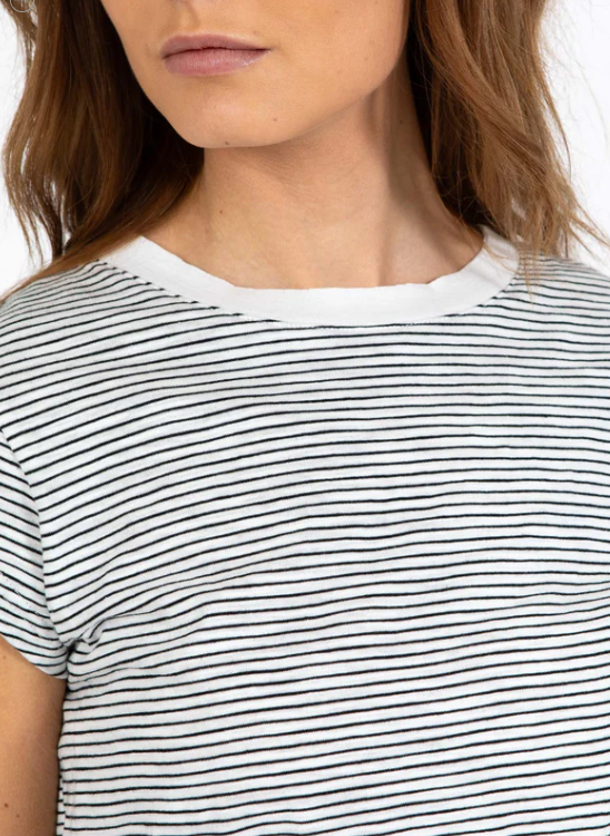 COSTER COPENHAGEN - CCH1180 ELLEN STRIPED SHORT SLEEVE TEE