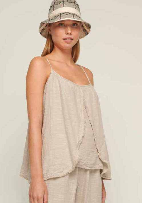 PEARL & CAVIAR SAMPLE S/M - S22P1078 LINEN BLEND