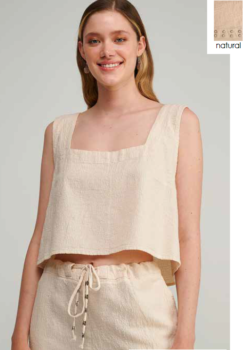 PEARL & CAVIAR SAMPLE S/M - S23P6168 100% COTTON TOP