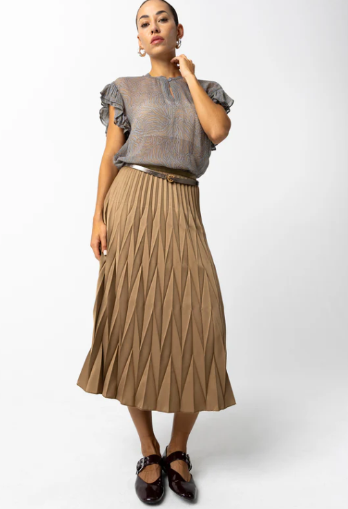 COSTER COPENHAGEN - 254-4109 - DIAMOND PLISSE SKIRT