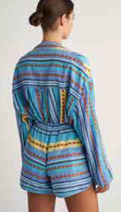 PEARL & CAVIAR OF GREECE - SAMPLE S/M -S24P5169 - 100% COTTON - SHORT