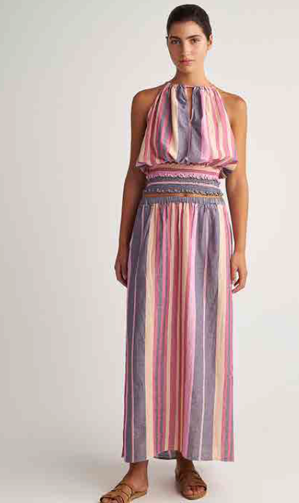 PEARL & CAVIAR OF GREECE - SAMPLE S/M -S24P5224 - 100% COTTON - SKIRT