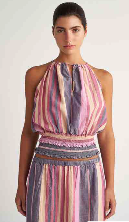 PEARL & CAVIAR OF GREECE - SAMPLE S/M -S24P5229 - 100% COTTON - TOP