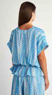 PEARL & CAVIAR OF GREECE - SAMPLE S/M - S24P5110 - SILK/COTTON/VISCOSE - BLOUSE