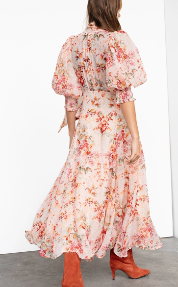 BYTIMO OF NORWAY - 2340585 ORGANZA MIDI DRESS 100% VISCOSE