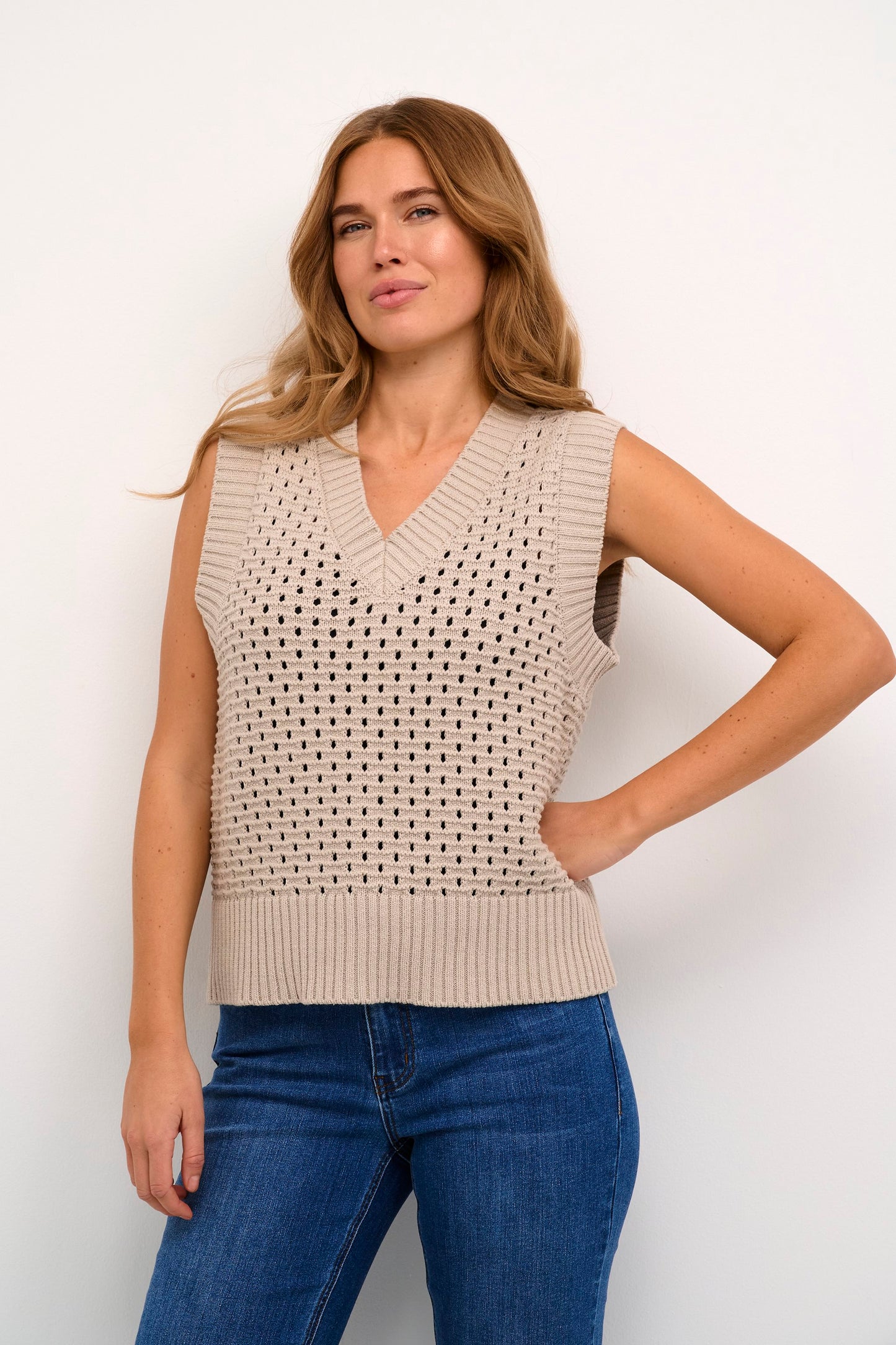 KAFFE - KAELSE KNITTED VEST