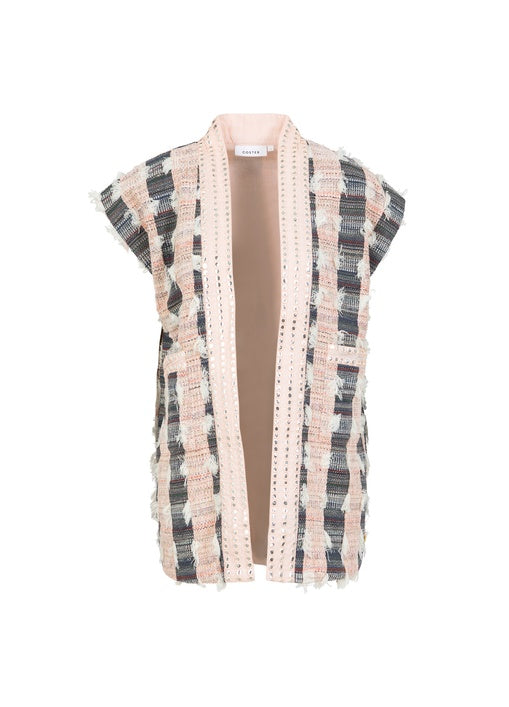 COSTER COPENHAGEN - 252-7201 - Vest with mirror ribbons