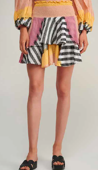 PEARL & CAVIAR SAMPLE S/M  - S23P6273 Zakar Mini Skirt