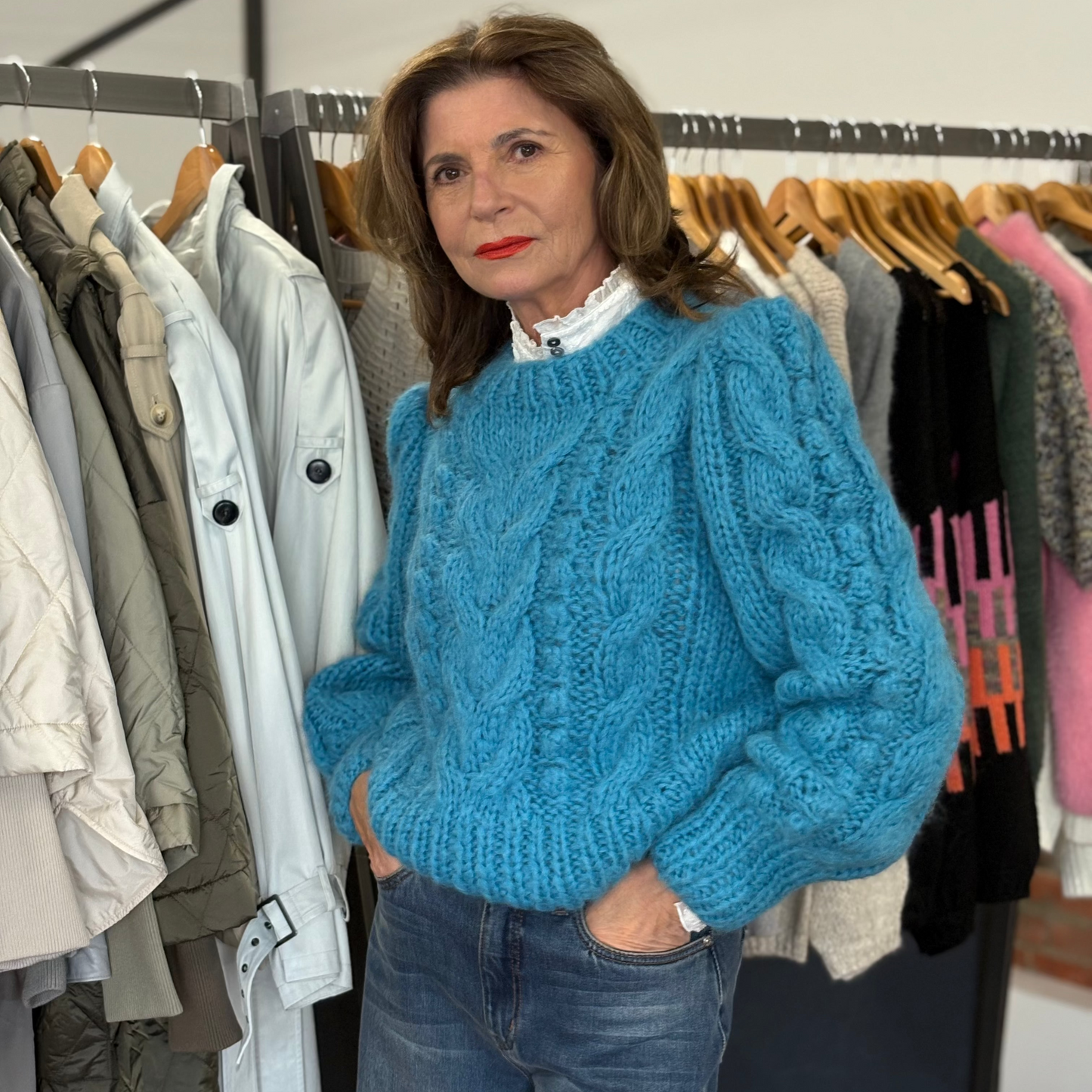 DAWN X DARE - FANTINE CABLE HANDKNIT - MADE IN ITALY