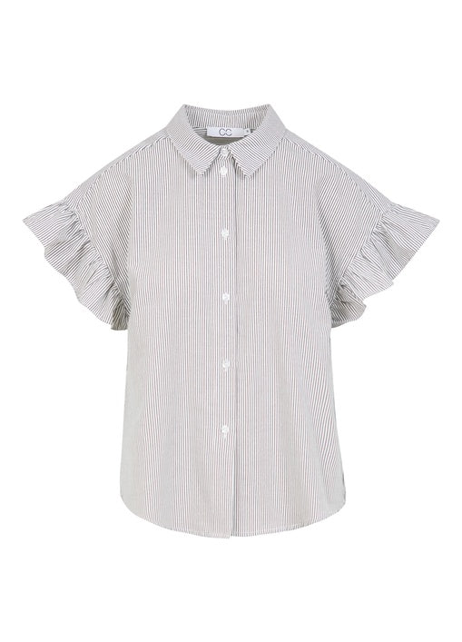 COSTER COPENHAGEN - CCH1277 - CC Heart GWEN frill short sleeved shirt