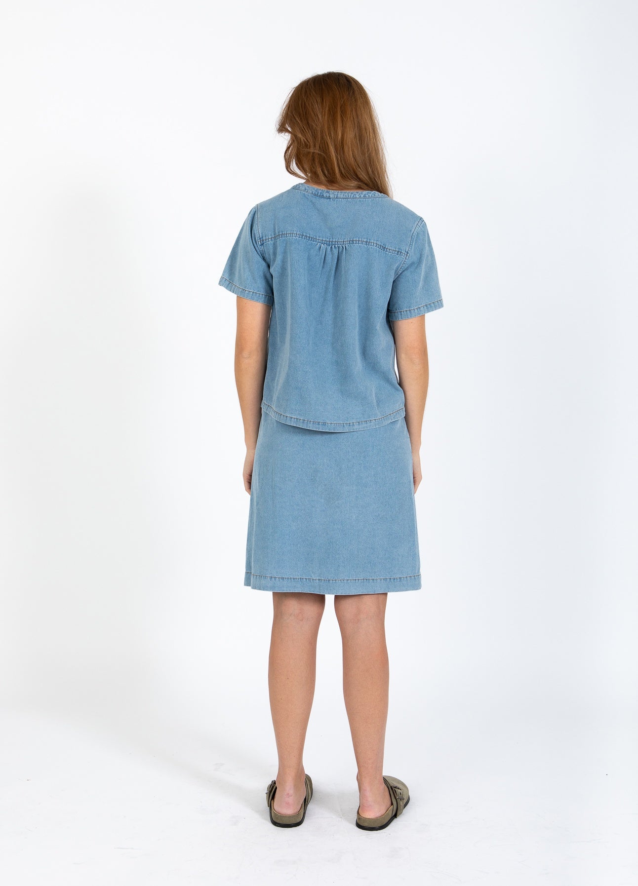 COSTER COPENHAGEN - CCH1284 - CC Heart ELLIS short denim shirt