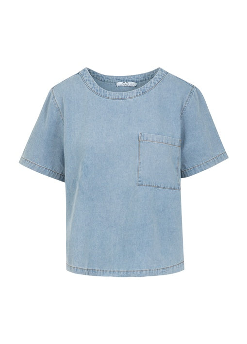 COSTER COPENHAGEN - CCH1284 - CC Heart ELLIS short denim shirt