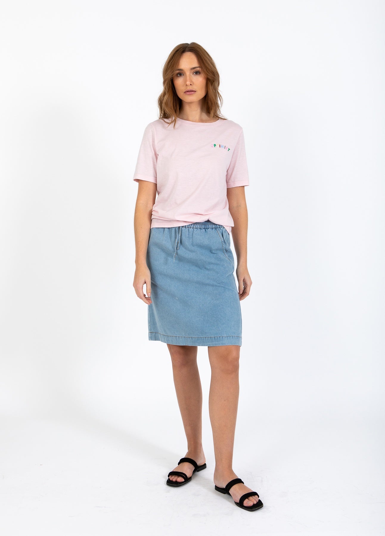 COSTER COPENHAGEN - CCH4539 - CC Heart ELLIS denim skirt