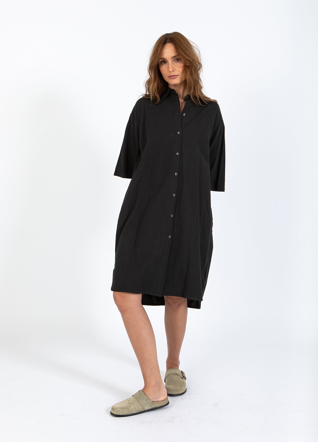 COSTER COPENHAGEN - CCH5257 - CC Heart SCOUT linen-look shirt dress