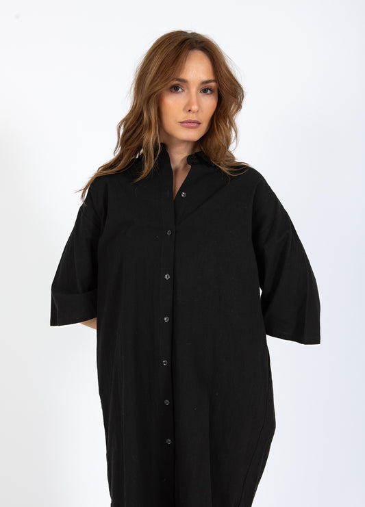 COSTER COPENHAGEN - CCH5257 - CC Heart SCOUT linen-look shirt dress