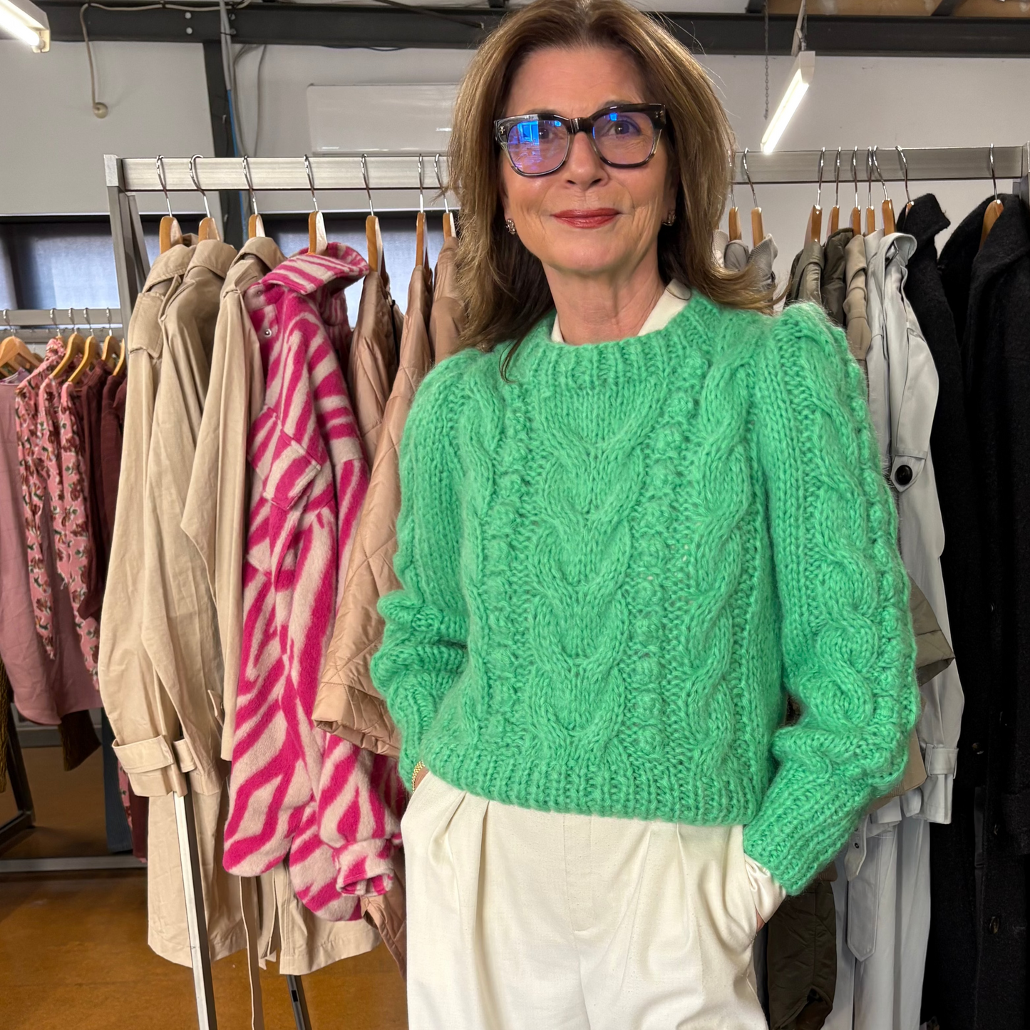 DAWN X DARE - FANTINE CABLE HANDKNIT - MADE IN ITALY
