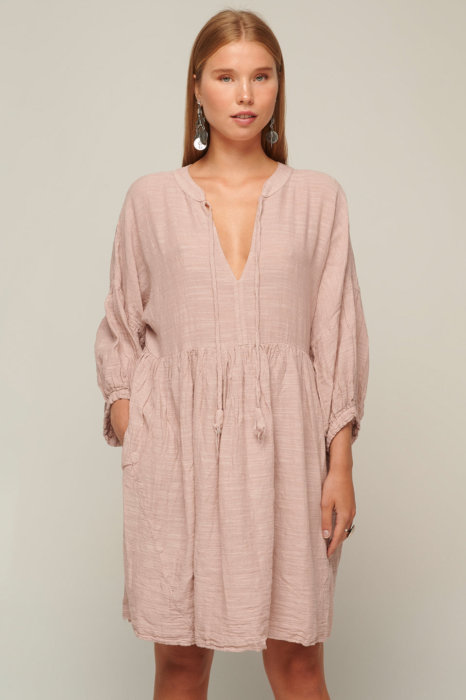 PEARL & CAVIAR OF GREECE - SAMPLE S/M - S22P1071 LINEN COTTON VISCOSE